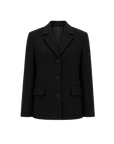 THE ARTM Women's Oversized Blazer Suit Set - Wide Shoulder Wool Jacket with Vest