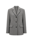 THE ARTM Women's Oversized Blazer Suit Set - Wide Shoulder Wool Jacket with Vest
