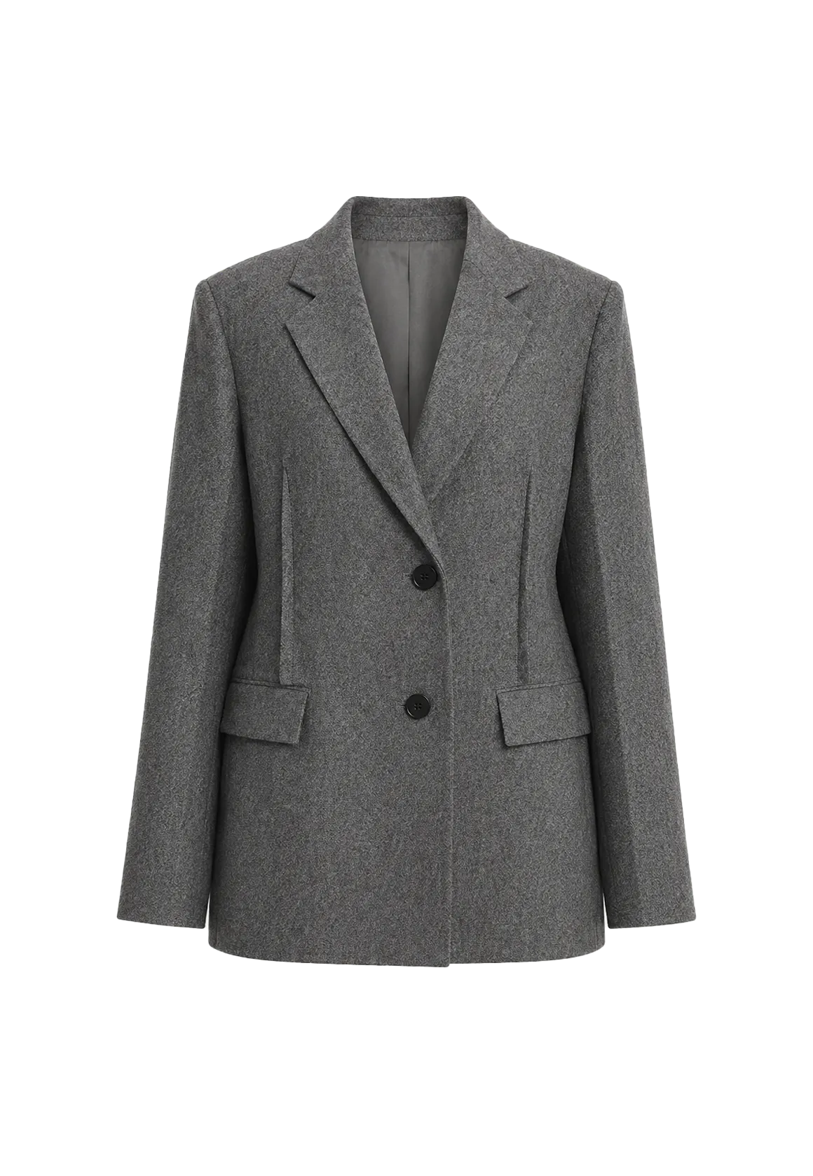 THE ARTM Women's Wool Suit Set - Fitted Blazer & A-Line Skirt