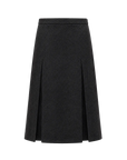 THE ARTM Women's Wool Suit Set - Fitted Blazer & A-Line Skirt