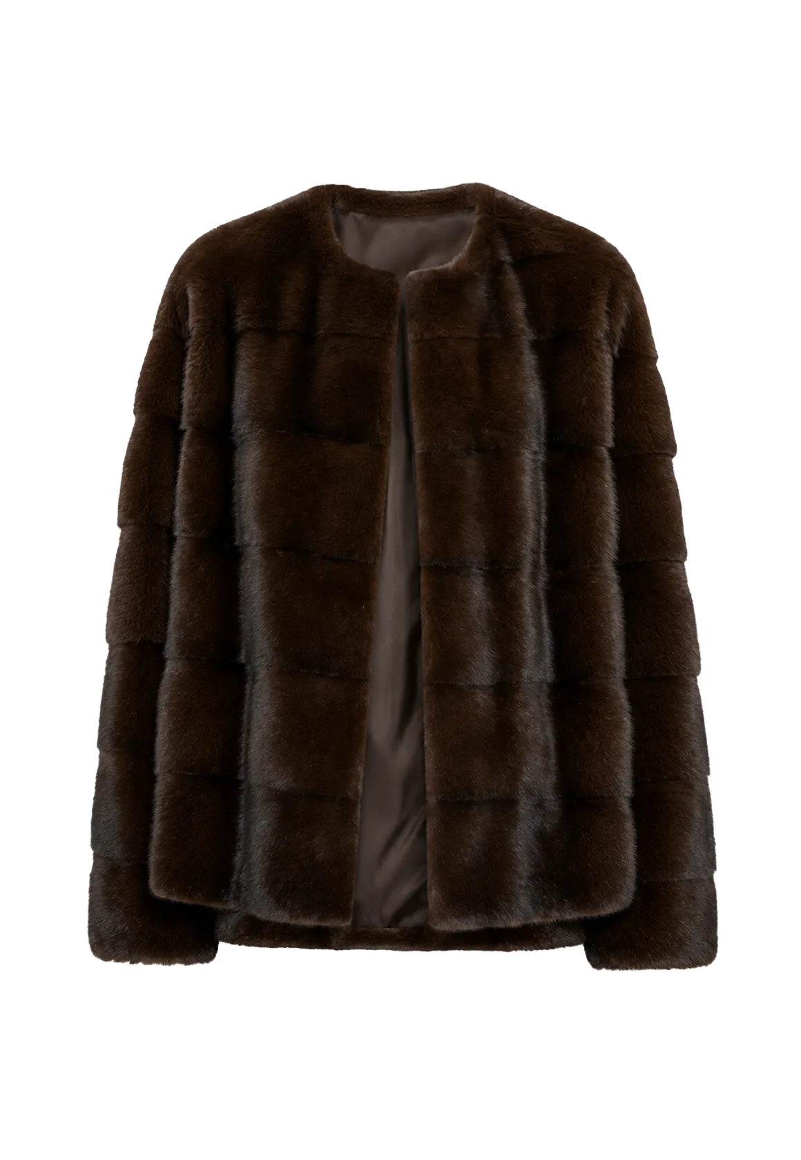 Vintage Clock Velvet Mink Fur Coat Winter