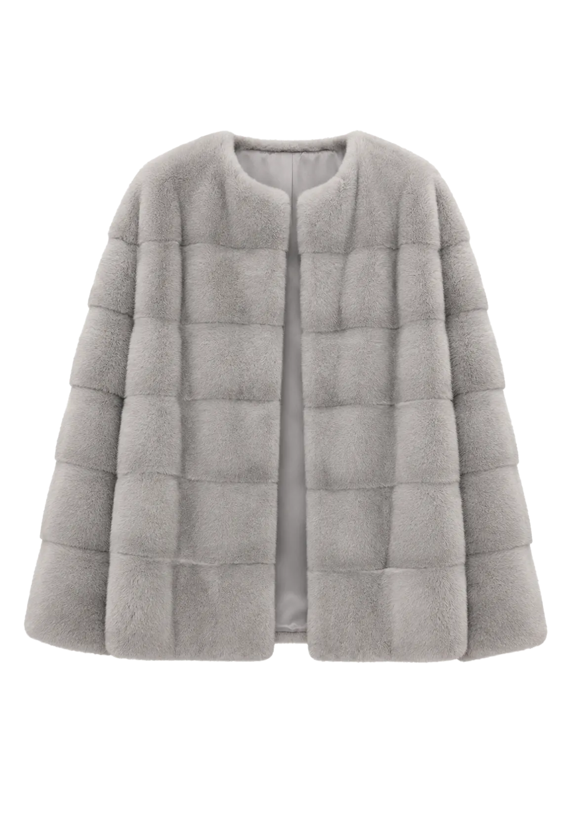 Vintage Clock Velvet Mink Fur Coat Winter