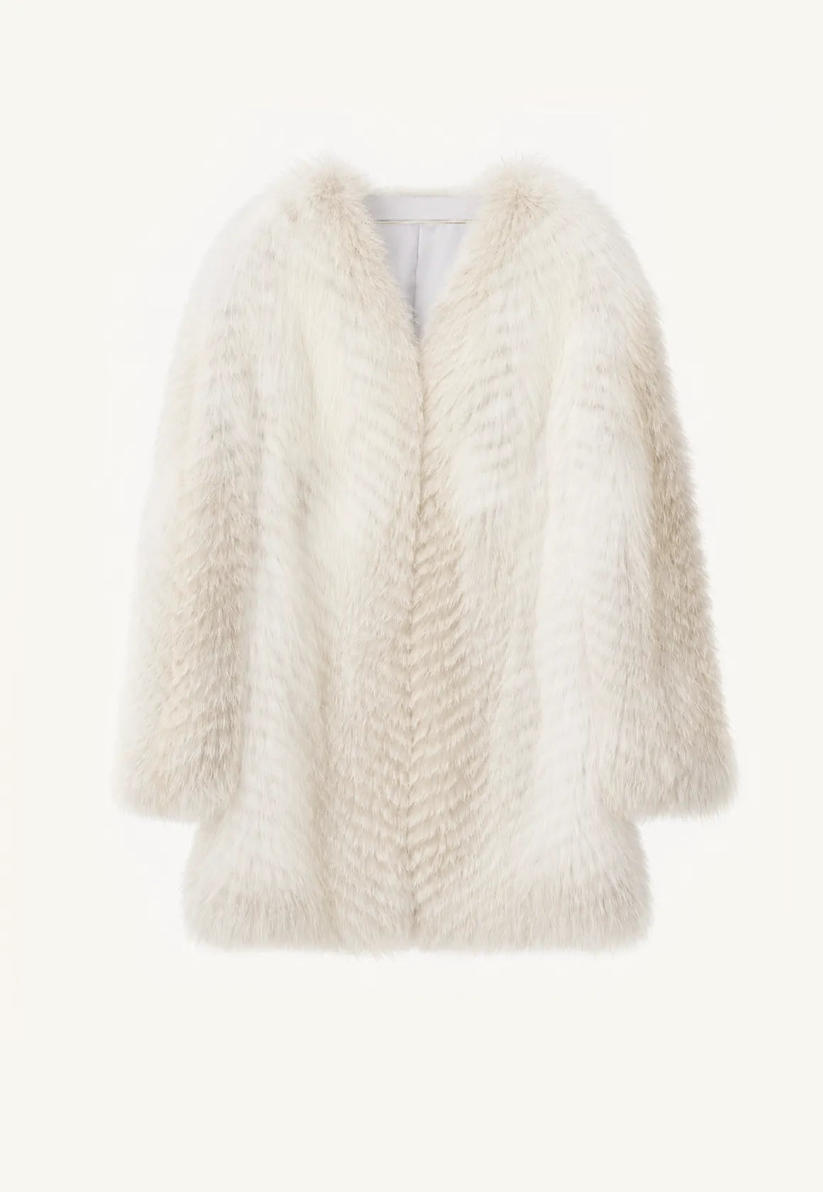 Yukino Dream Imported Colorful Fox Fur Coat from Finland