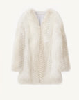 Yukino Dream Imported Colorful Fox Fur Coat from Finland