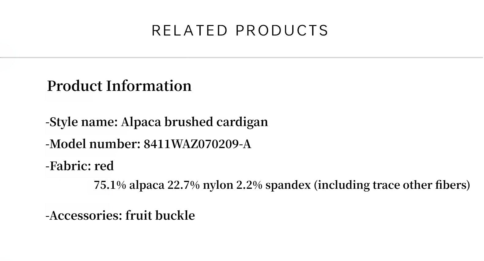 Albaca Alpaca Brushed Round Neck Straight Cardigan Women's Sweater - variant_title