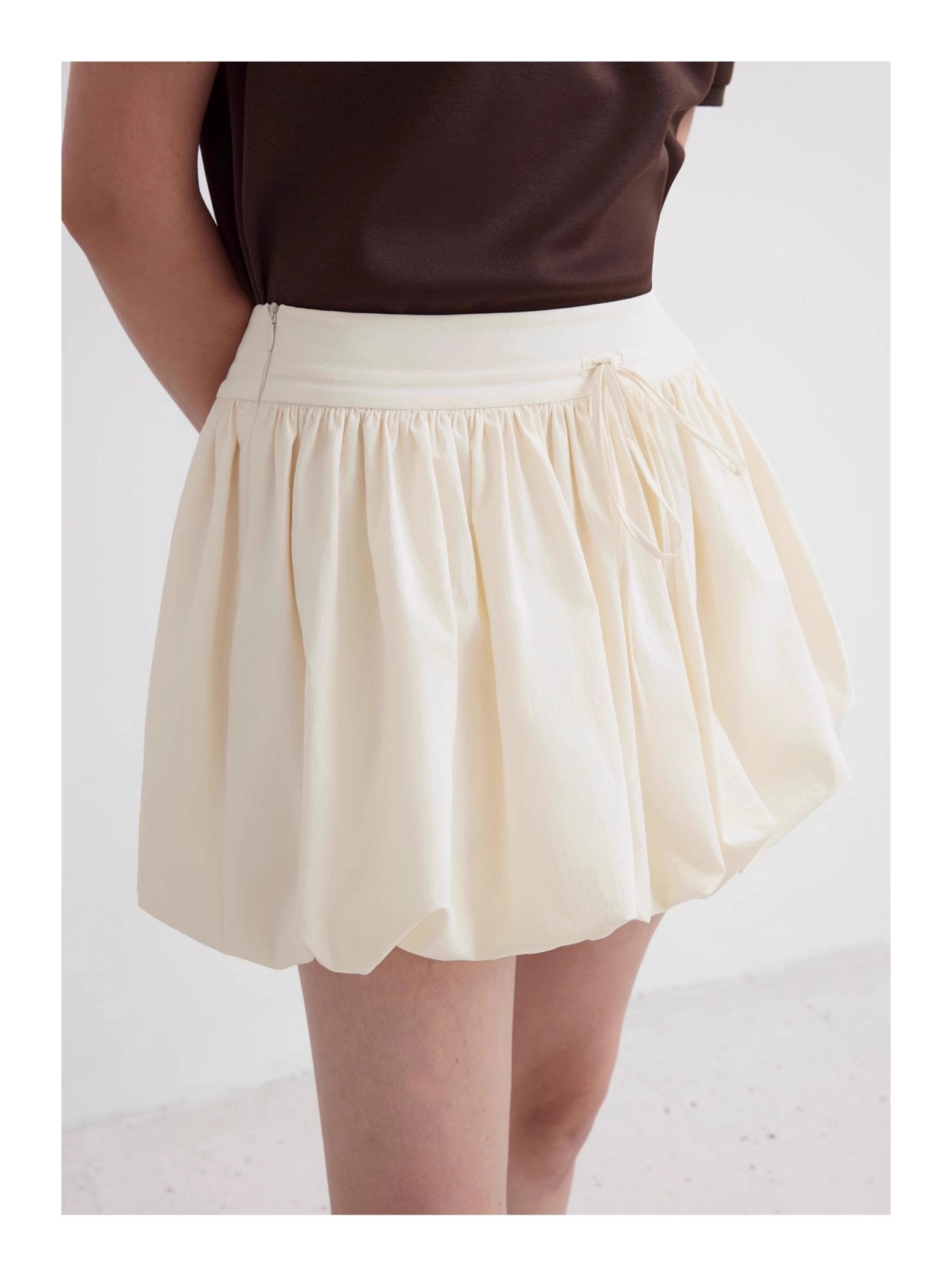 "Alice" low waist anti - exposure flower bud short skirt for women - variant_title