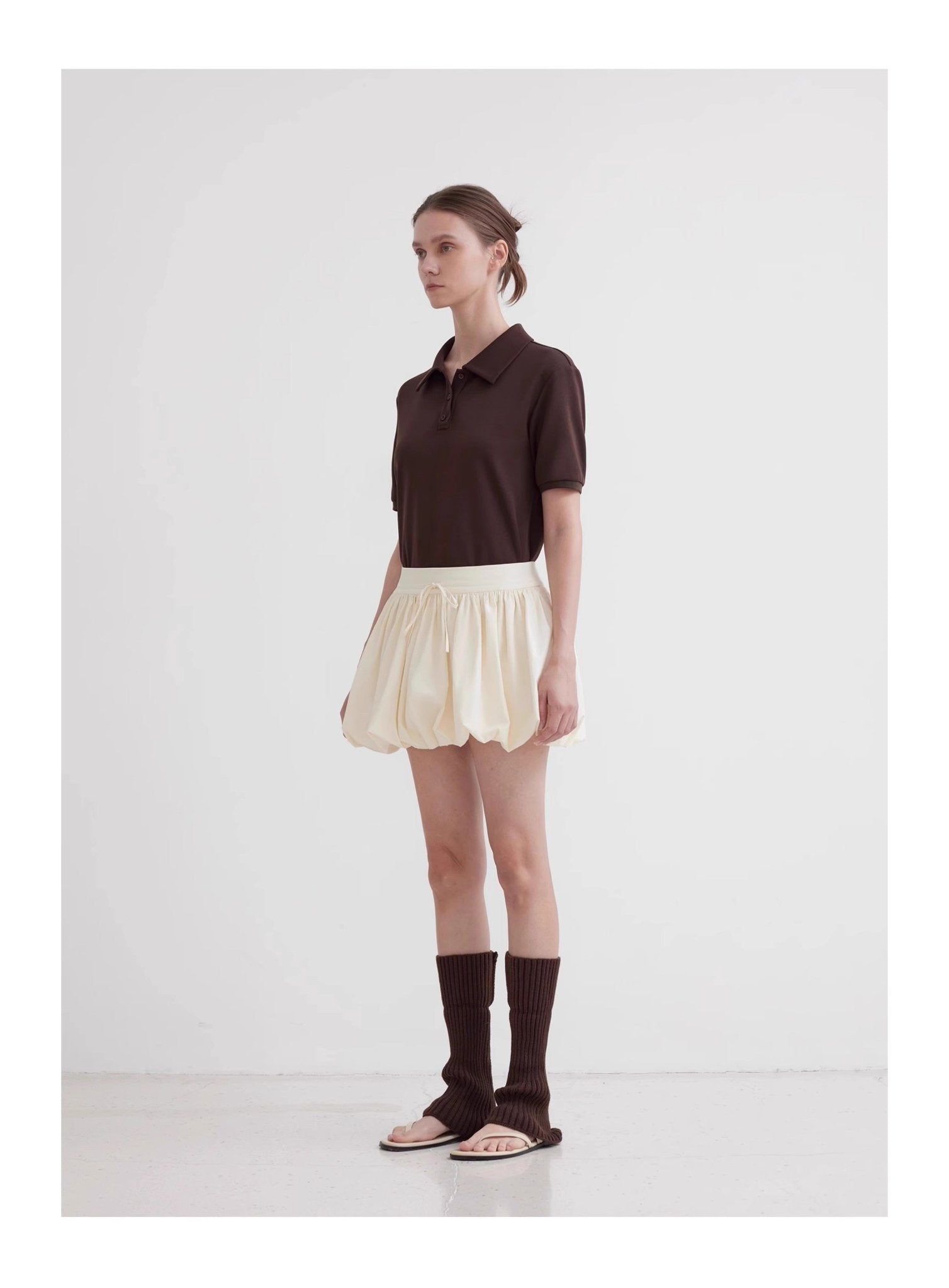 "Alice" low waist anti - exposure flower bud short skirt for women - variant_title