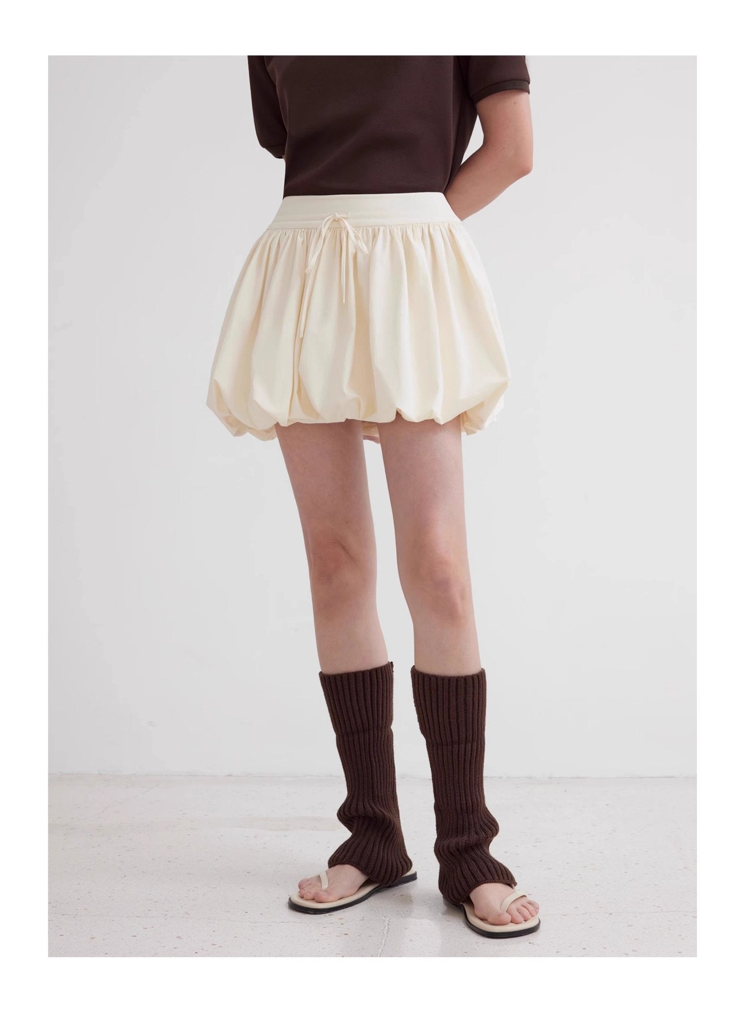 "Alice" low waist anti - exposure flower bud short skirt for women - variant_title