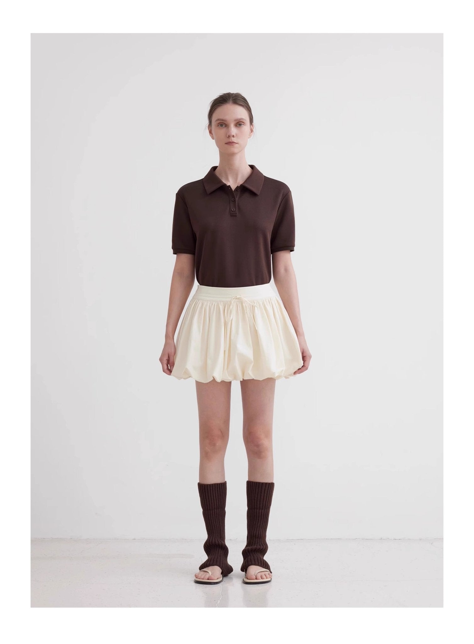 "Alice" low waist anti - exposure flower bud short skirt for women - variant_title