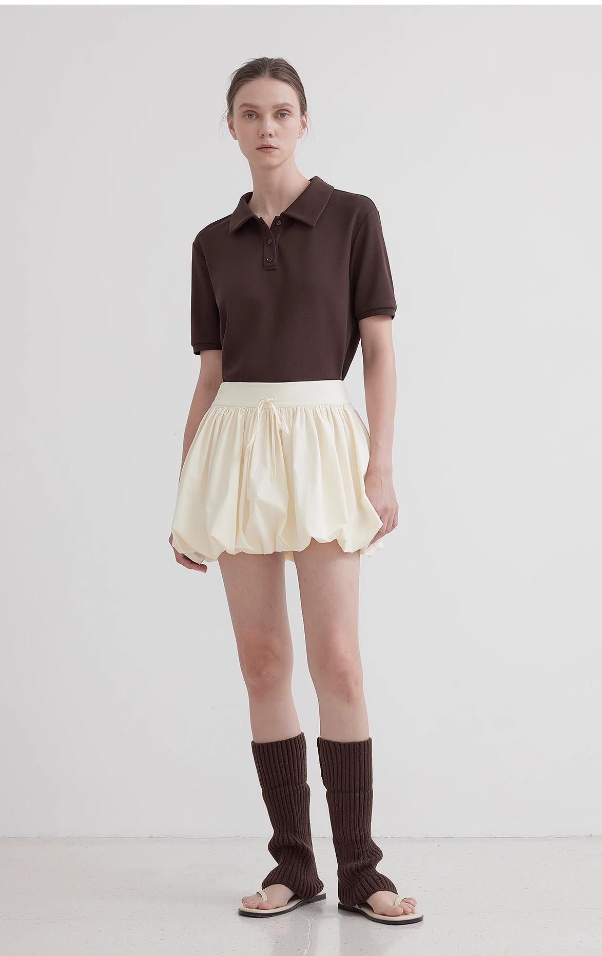 "Alice" low waist anti - exposure flower bud short skirt for women - variant_title