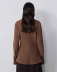 "Art Bubble" retro embossed bubble cotton satin stitching long - sleeved shirt - variant_title