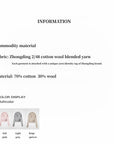 "Artistic Abstract" sfumato distressed printed merino wool waisted polo collar long sleeve short knit sweater - variant_title
