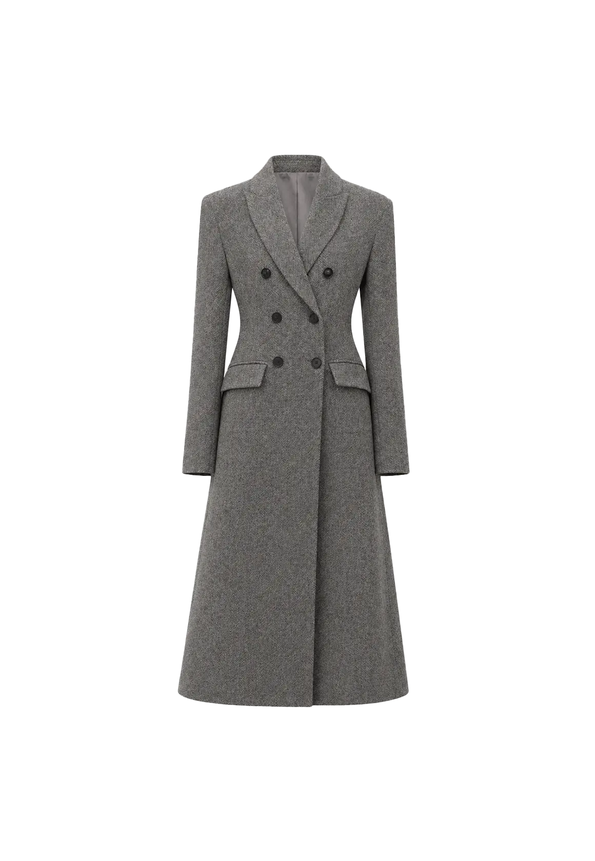 THE ARTM wool herringbone double-breasted blazer product image 04