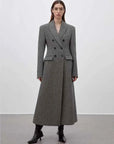 THE ARTM wool herringbone double-breasted blazer product image 06
