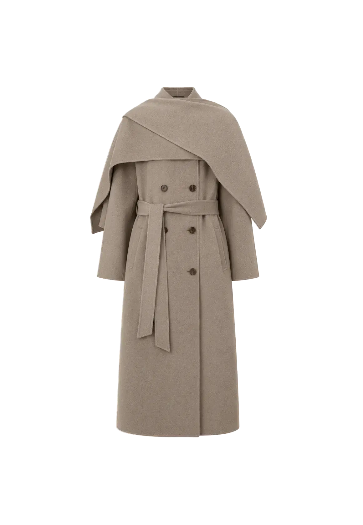 Assassin's Creed removable scarf-collar wool coat product image 01