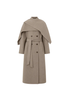 Assassin's Creed removable scarf-collar wool coat product image 01