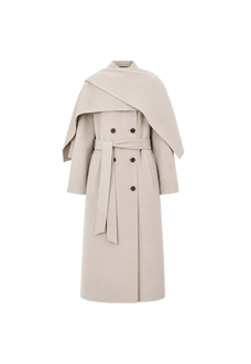 Assassin's Creed removable scarf-collar wool coat product image 05