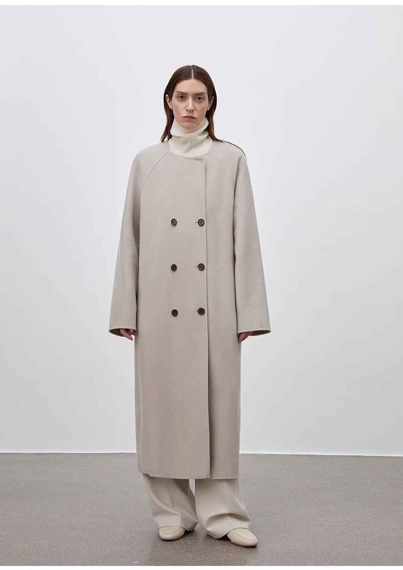 "Assassin's Creed" removable scarf collar, woolen coat for women, autumn and winter coat - variant_title