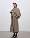 "Assassin's Creed" removable scarf collar, woolen coat for women, autumn and winter coat - variant_title