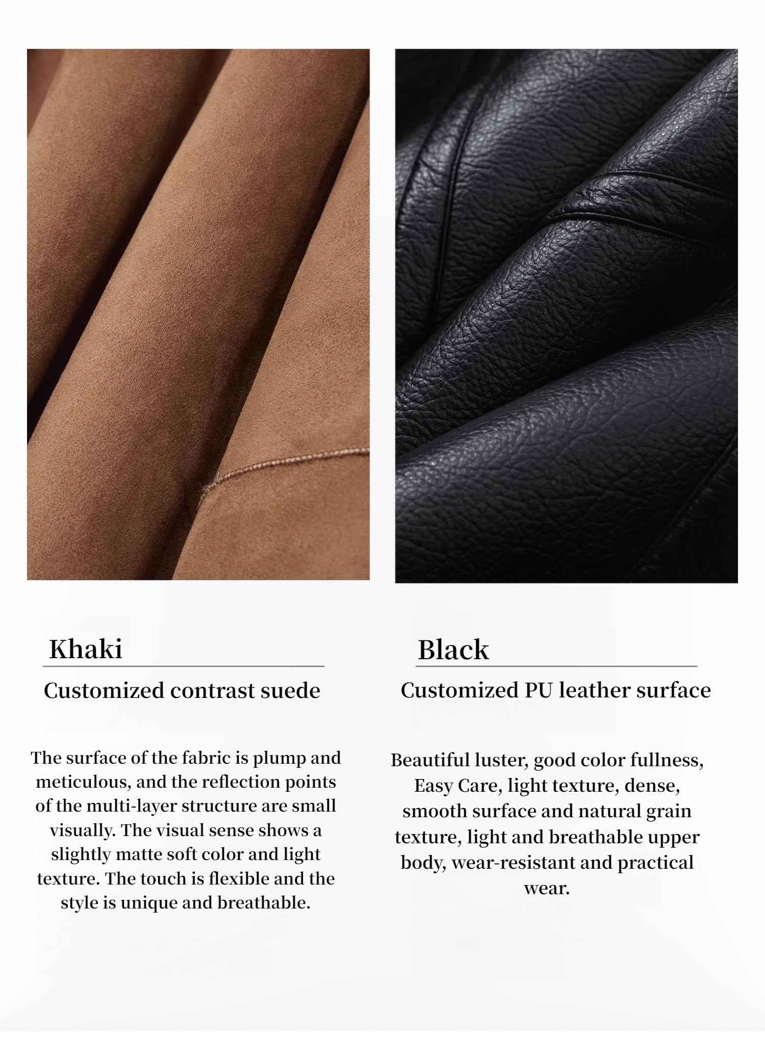 August Night reversible short lapel faux leather shearling jacket product image 10