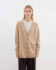 Australian merino wool loose V - neck wool knitted cardigan - variant_title