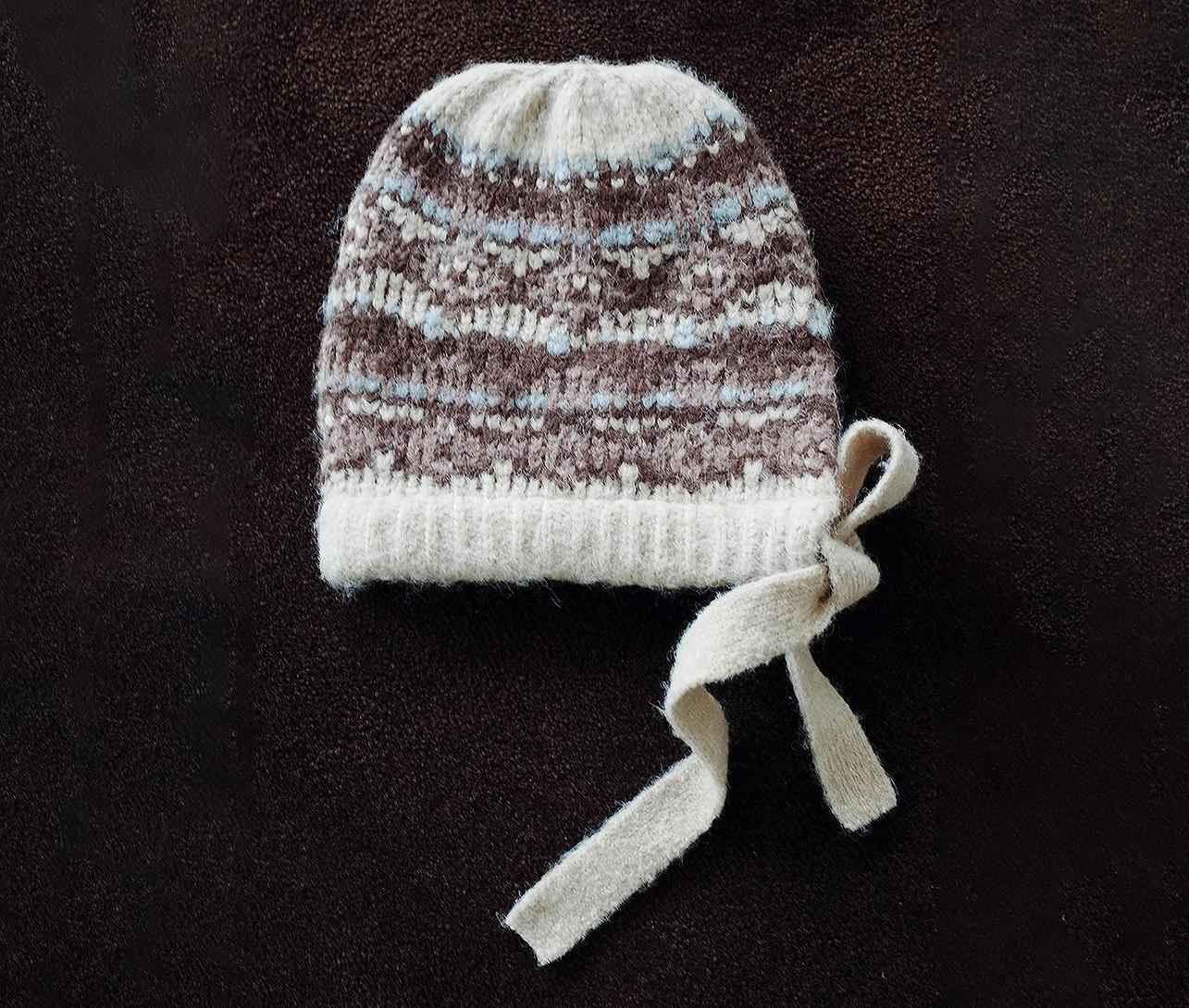 Autumn and winter jacquard knitted hat atmospheric woolen hat - variant_title