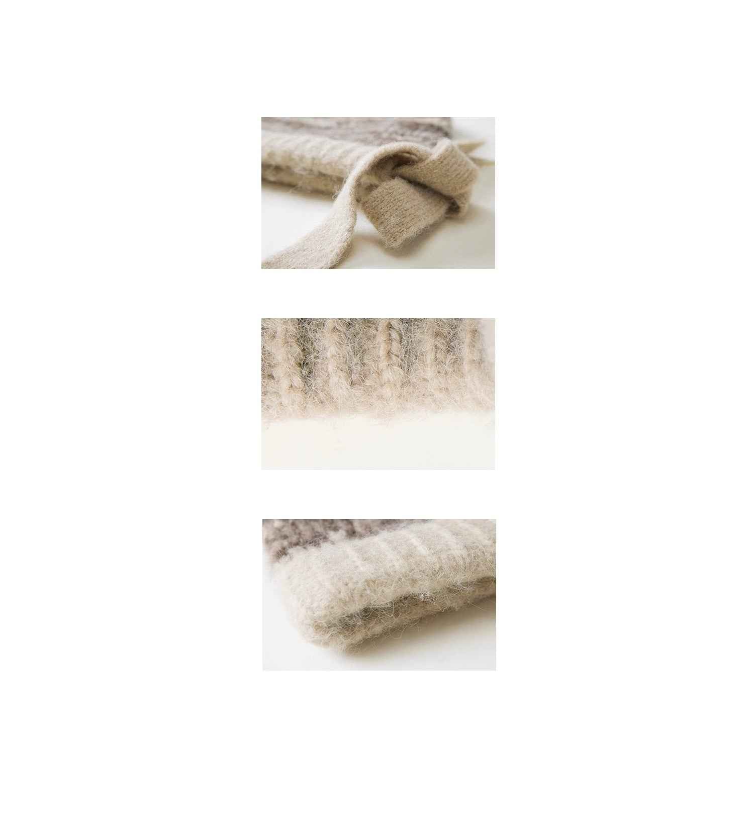 Autumn and winter jacquard knitted hat atmospheric woolen hat - variant_title