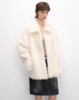 "Autumn Exclusive" Imported Tuscan sheepskin short lapel fur coat - variant_title