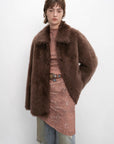 "Autumn Exclusive" Imported Tuscan sheepskin short lapel fur coat - variant_title