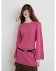 "Autumn Sweet Cheese" merino wool fashionable waist slimming trumpet sleeve sweater for women - variant_title