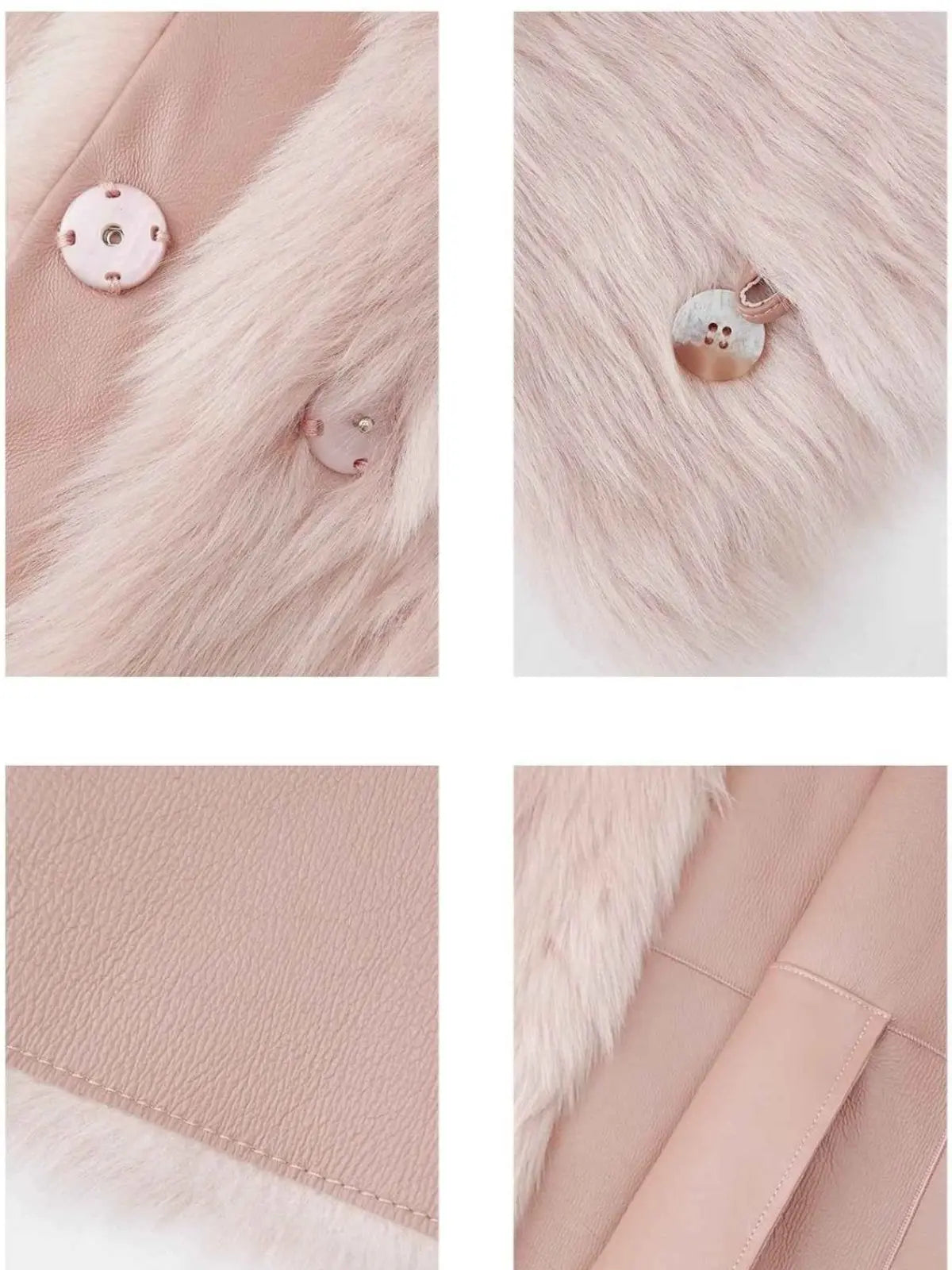 Babylon Phantom Nights pink Toscana shearling coat product image 15