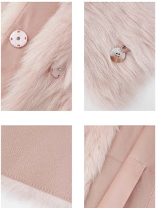 Babylon Phantom Nights pink Toscana shearling coat product image 15