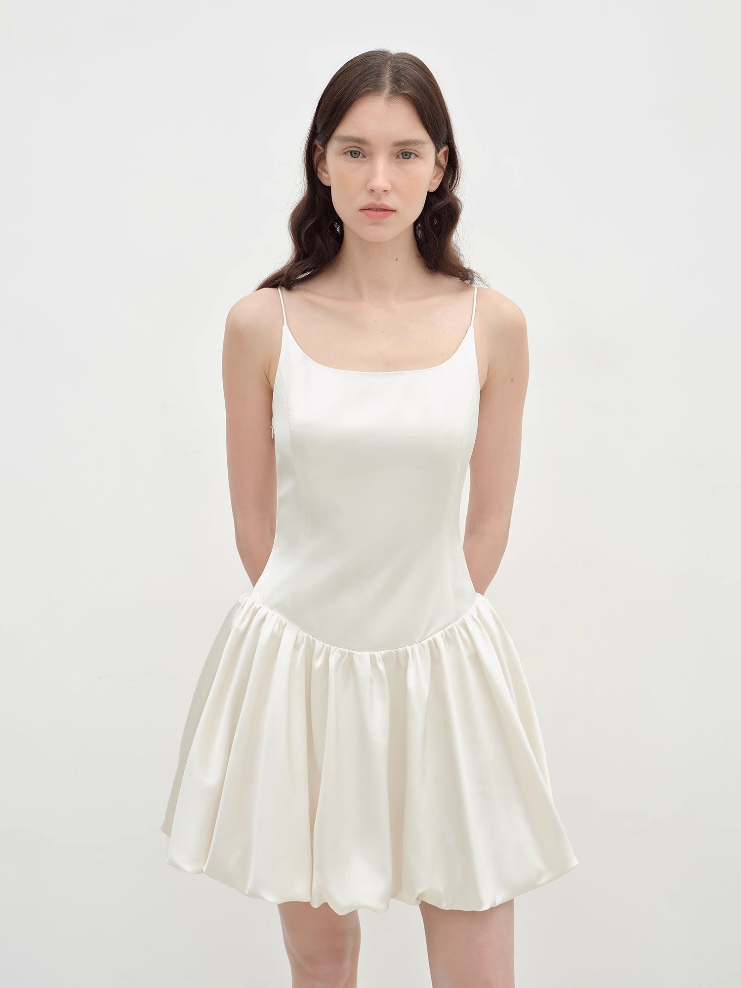 "Ballet" Acetate Satin Luxury Slip Dress - variant_title
