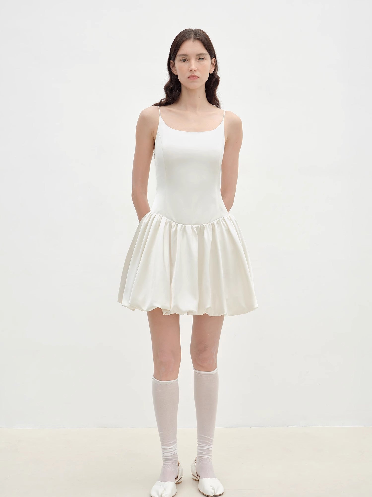 "Ballet" Acetate Satin Luxury Slip Dress - variant_title