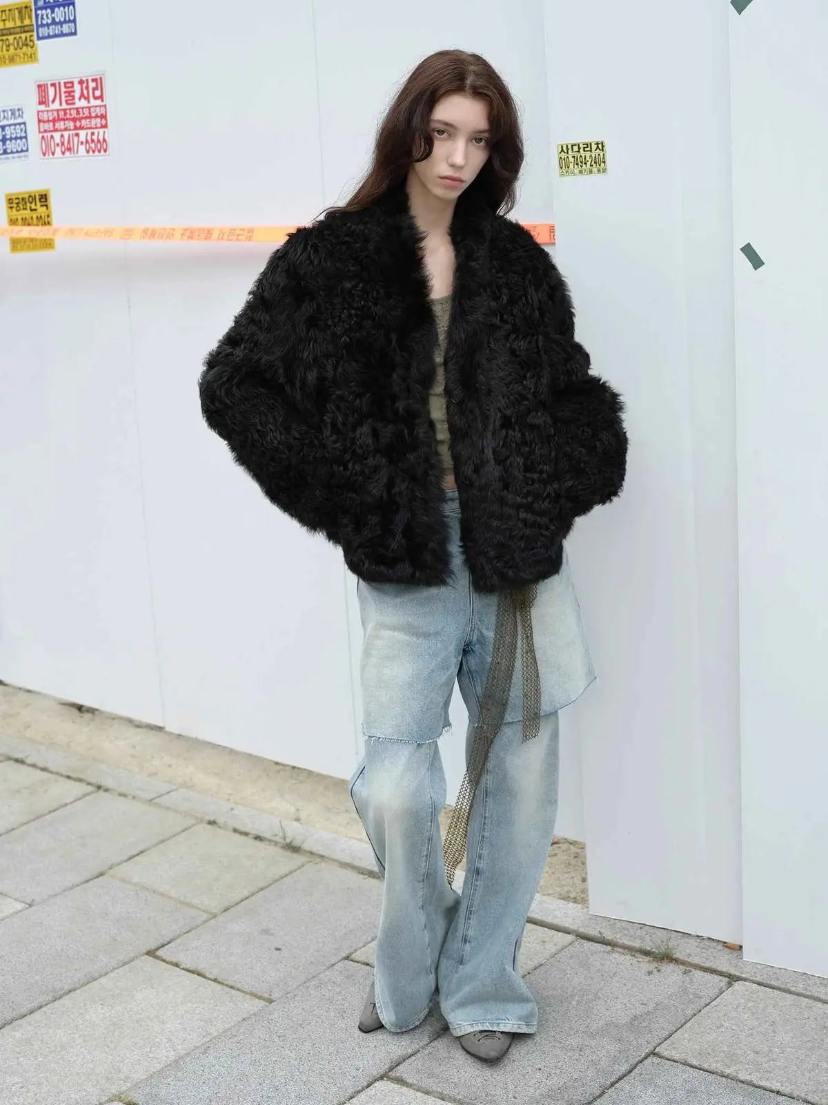 Beethoven's Night reversible Toscana shearling coat product image 02