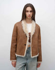 Beethoven's Night reversible Toscana shearling coat product image 04