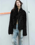 Beethoven's Night reversible Toscana shearling coat product image 08