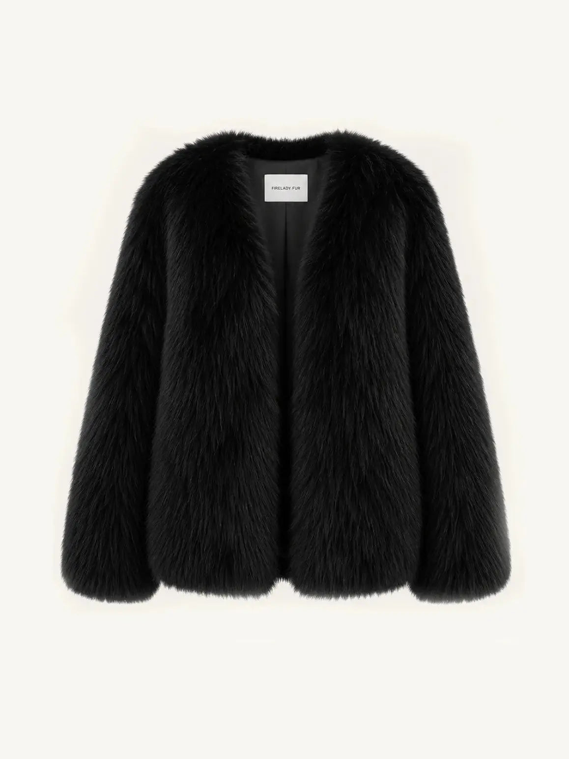 Black Sugar Black Extended SagaFurs fox fur cardigan product view