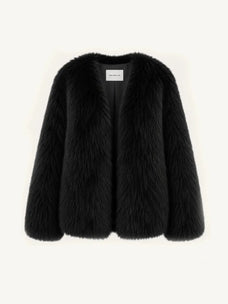 Black Sugar Black Extended SagaFurs fox fur cardigan product view