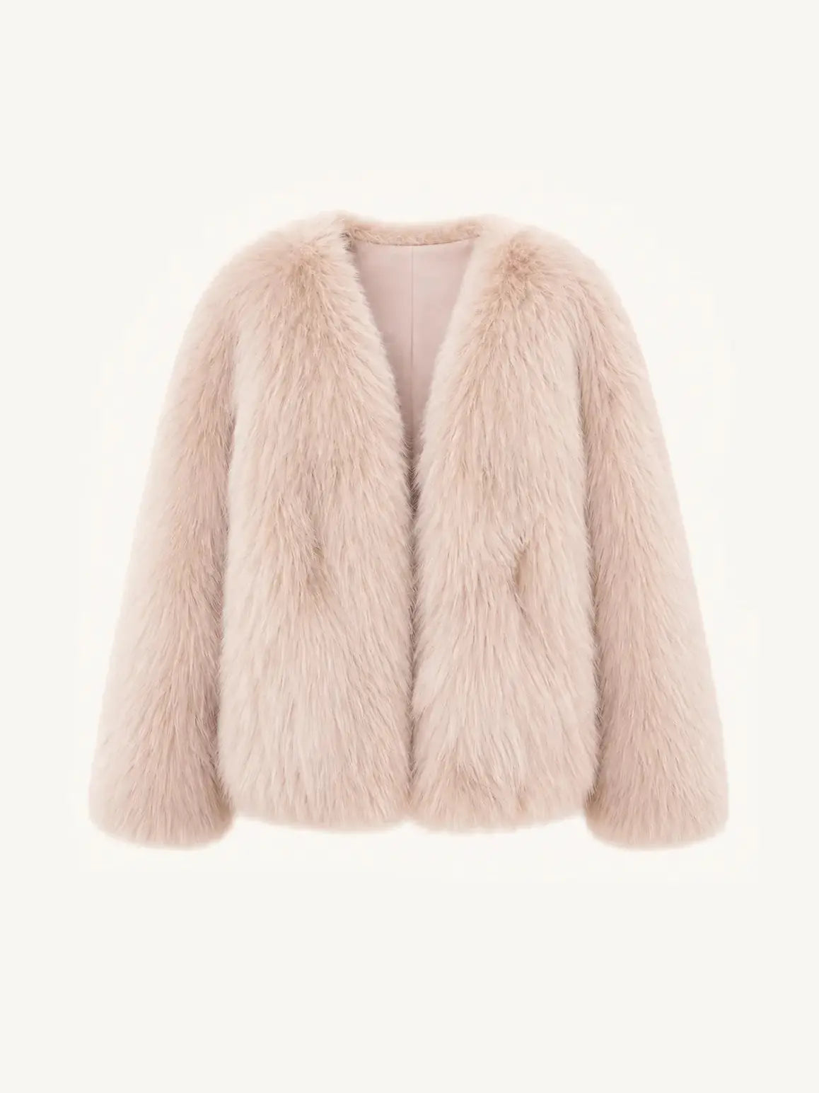 Black Sugar Pink SagaFurs fox fur cardigan product view