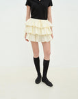 "Blueberry Cream" pure cotton anti - exposure lace cake skirt skirt - variant_title