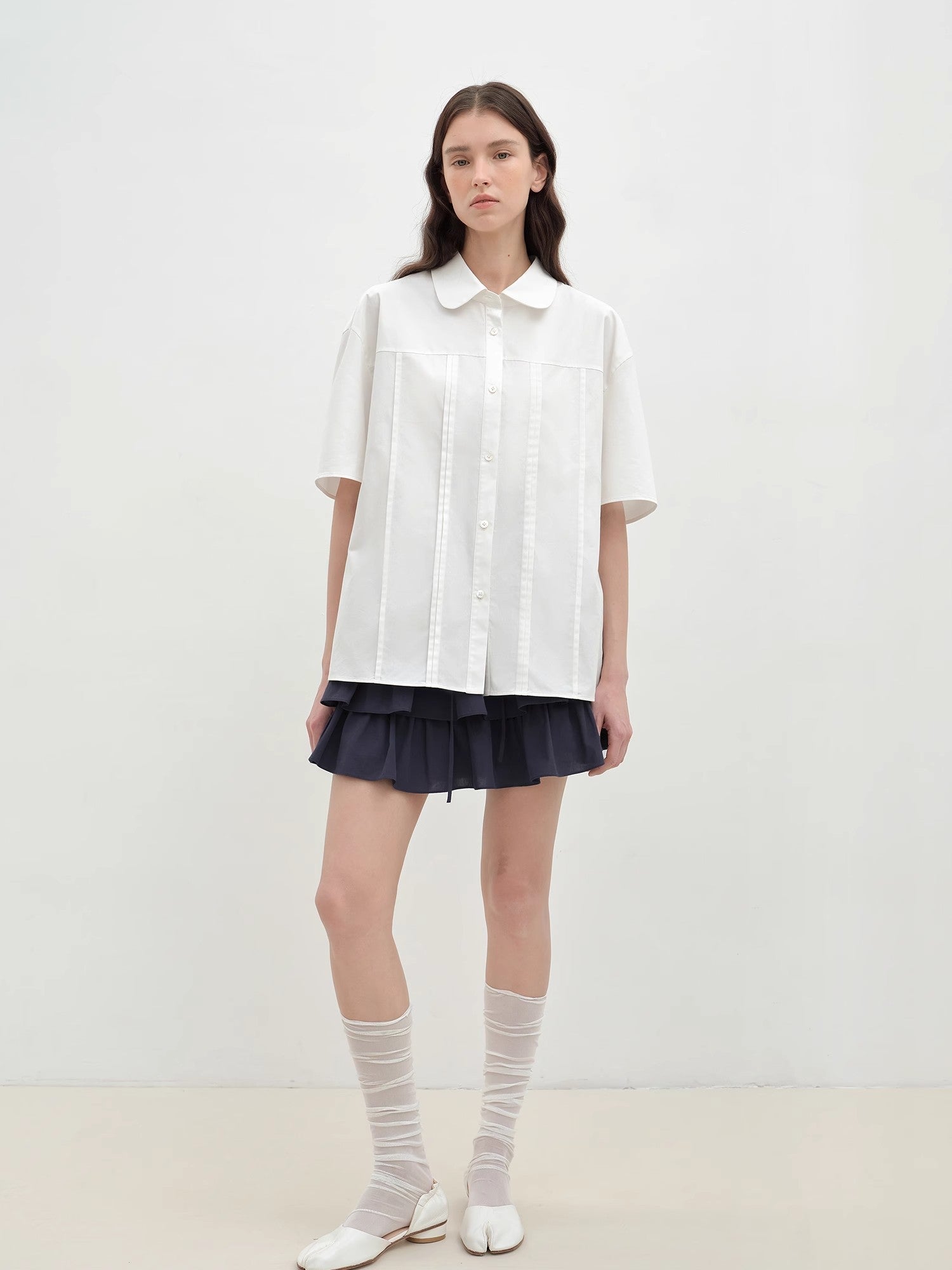 "Blueberry Cream" pure cotton anti - exposure lace cake skirt skirt - variant_title