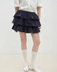 "Blueberry Cream" pure cotton anti - exposure lace cake skirt skirt - variant_title