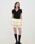 "Blueberry Cream" pure cotton anti - exposure lace cake skirt skirt - variant_title