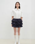 "Blueberry Cream" pure cotton anti - exposure lace cake skirt skirt - variant_title