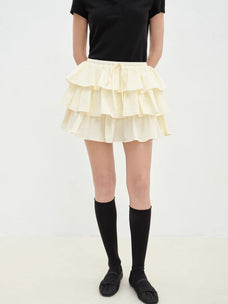 "Blueberry Cream" pure cotton anti - exposure lace cake skirt skirt - variant_title