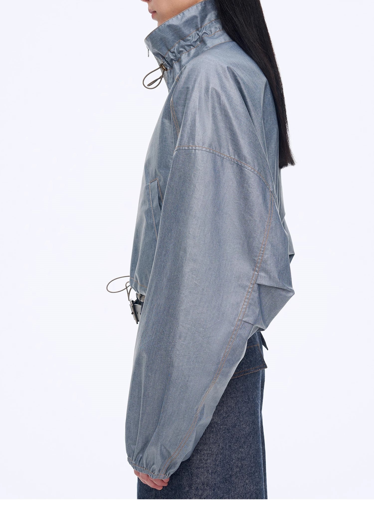 "Blues Notes" Technological Composite Film Cotton Lightweight Outdoor Jacket - variant_title