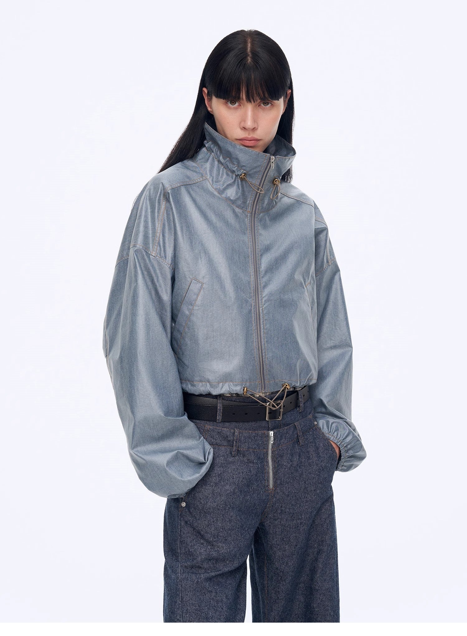 "Blues Notes" Technological Composite Film Cotton Lightweight Outdoor Jacket - variant_title