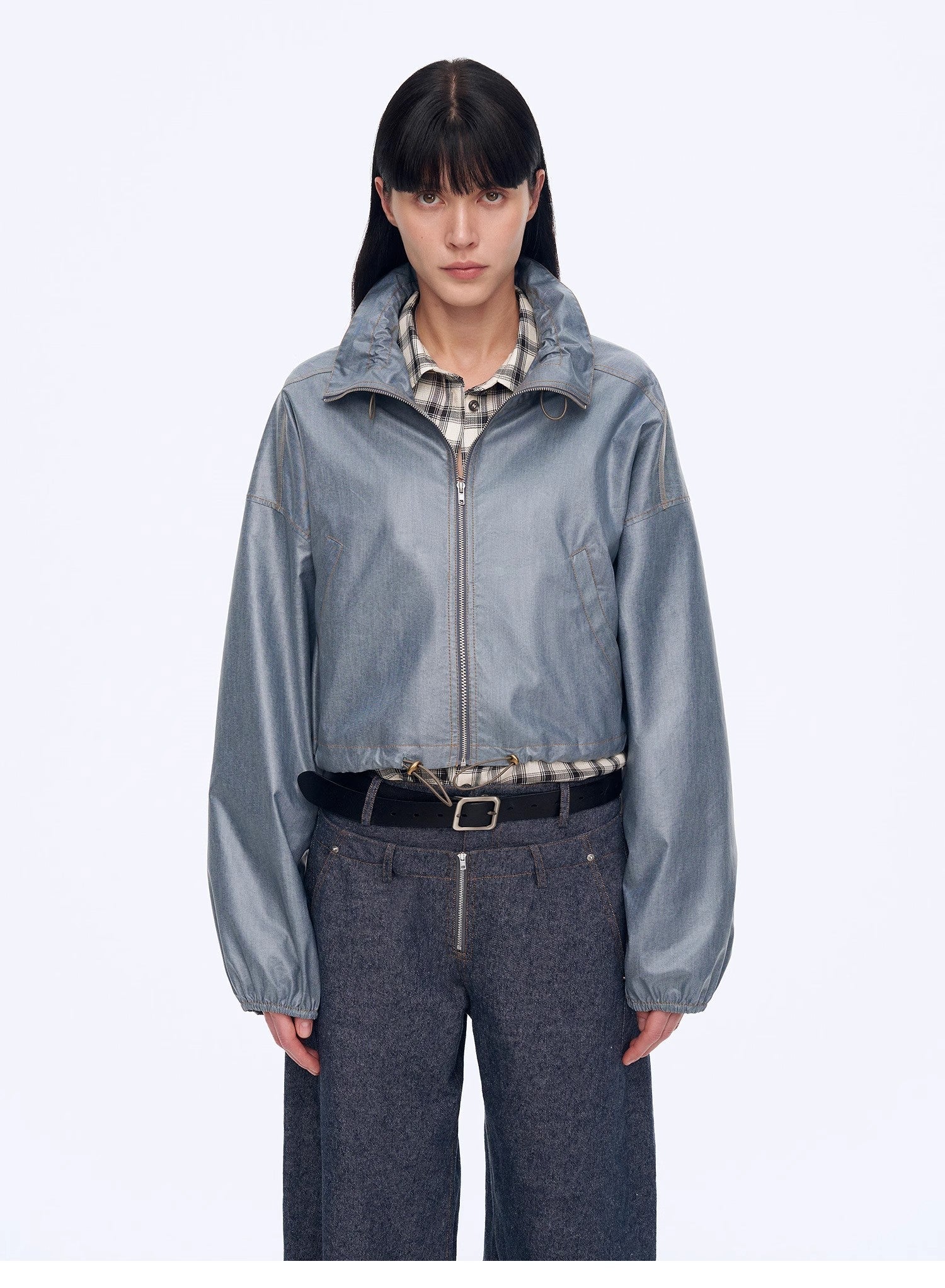 "Blues Notes" Technological Composite Film Cotton Lightweight Outdoor Jacket - variant_title