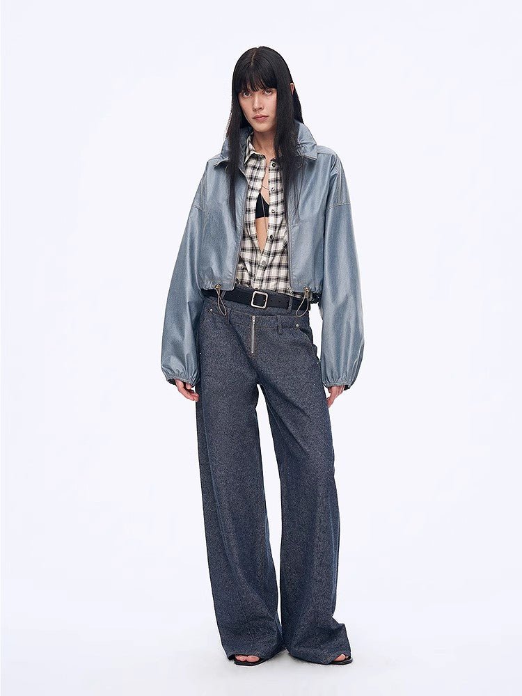 "Blues Notes" Technological Composite Film Cotton Lightweight Outdoor Jacket - variant_title